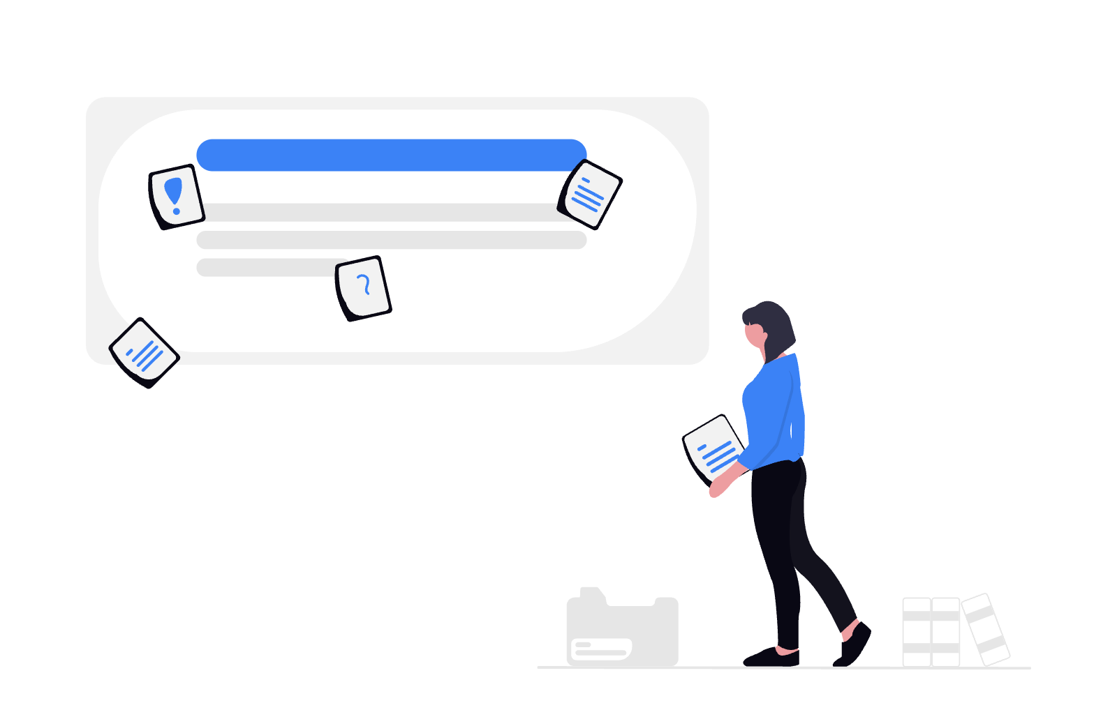 AI research and learning illustration