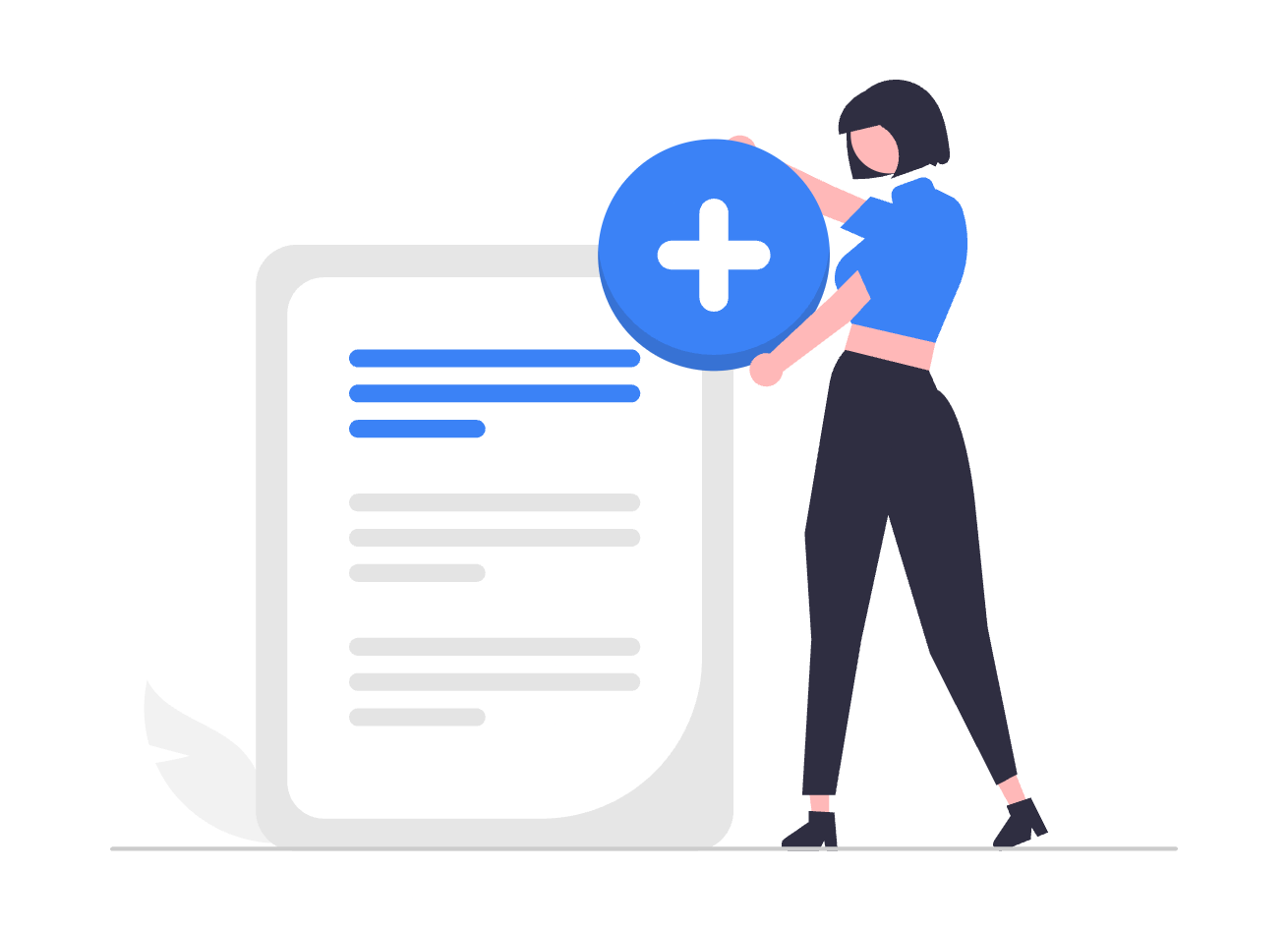 Save and bookmark illustration